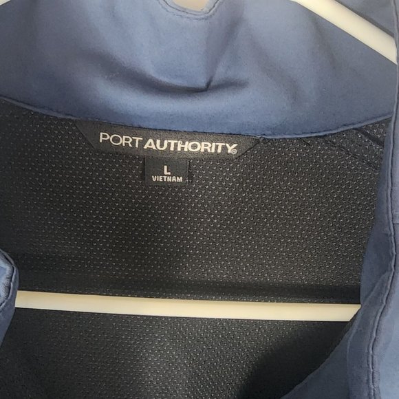 Port Authority Amazon Fulfillment Employee Jacket Unisex Sz Large Blue Full Zip - Picture 4 of 8